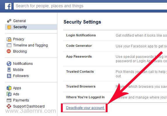 ازاى اقفل حساب فيس - تخلص من حسابك نهائى 5553